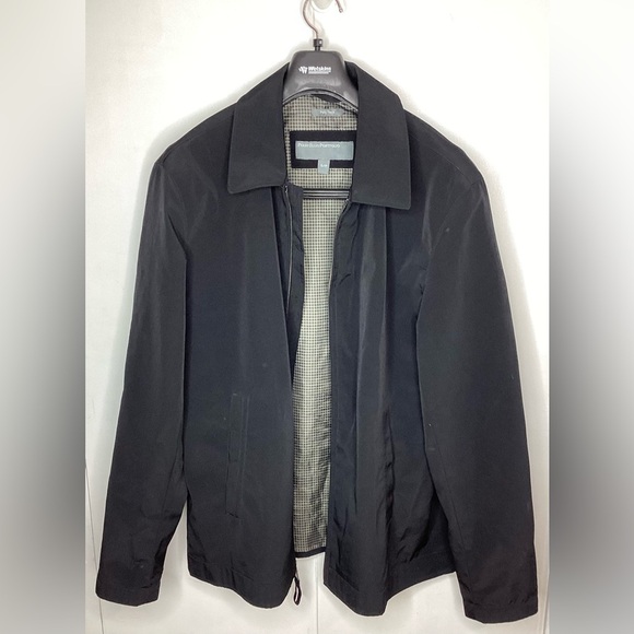Perry Ellis potfolio poly tech black zip up jacket. Small - Picture 4 of 10